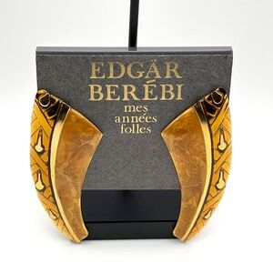 Edgar Berébi Vintage 80's Oversized Post Earrings